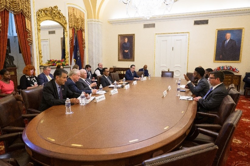 People sitting at table